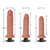 Jock Light Vibrating Dildo - 8 Inch